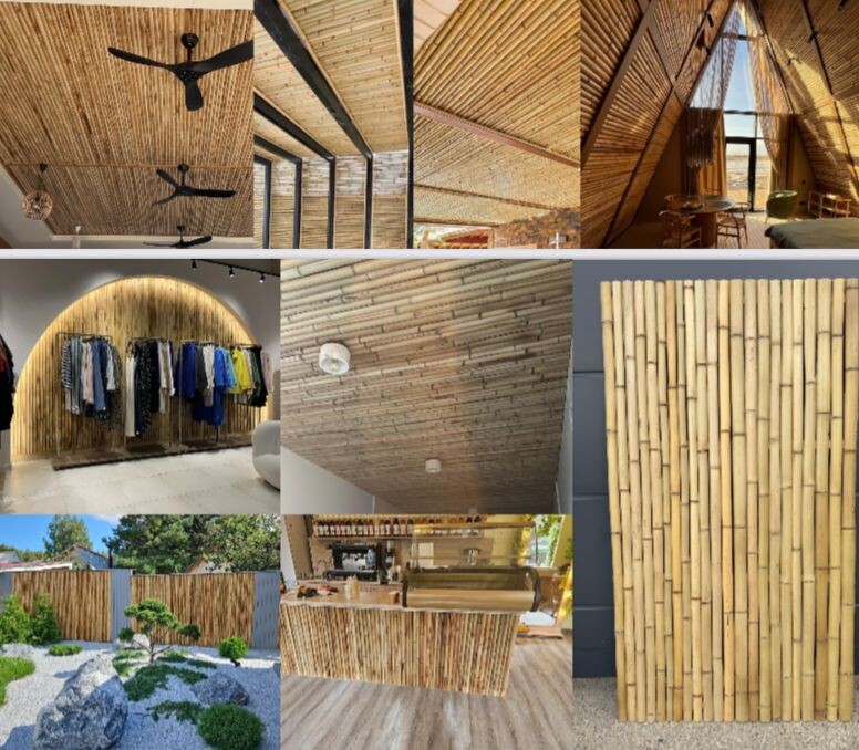 Купить Эко-потолок из веток и палок