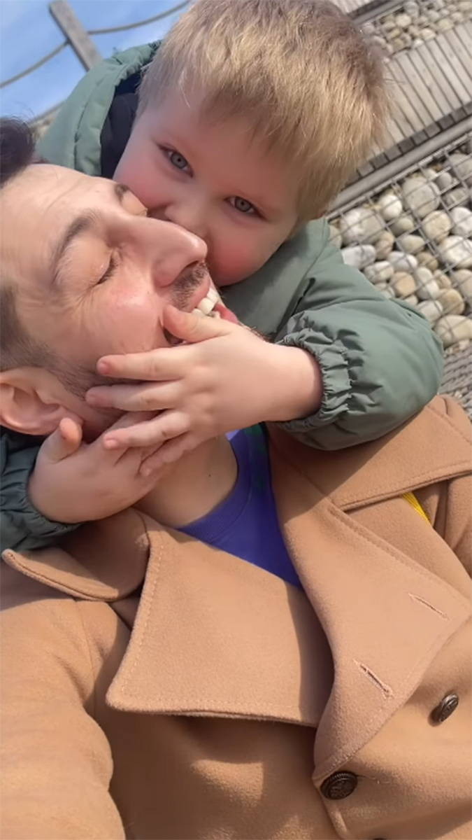 Иосиф Оганесян с сыном Стефаном. Фото: соцсети Иосифа Оганесяна