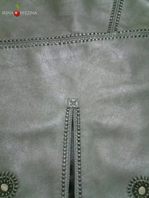 Пошив женского костюма из кожаного плаща. Ателье Ирины Берзиной.