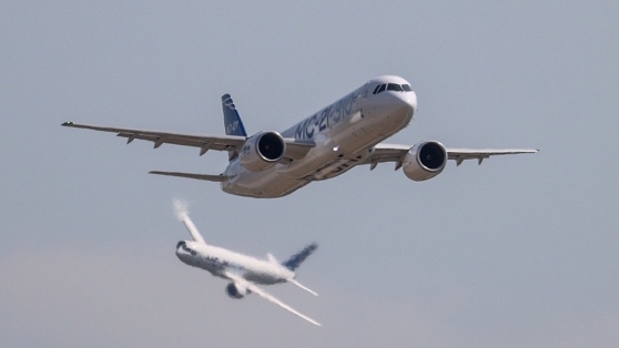    Росавиация одобрила серийное производство самолетов МС-21 компанией "Яковлев" ©Bulkin Sergey/news.ru/Global Look Press