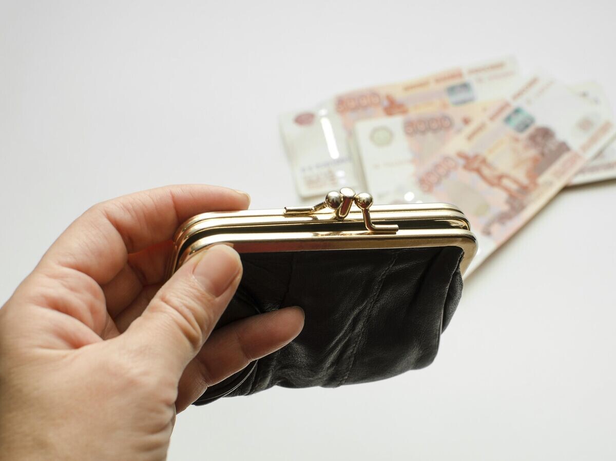    Женщина держит кошелек© iStock.com / Natalya Vilman