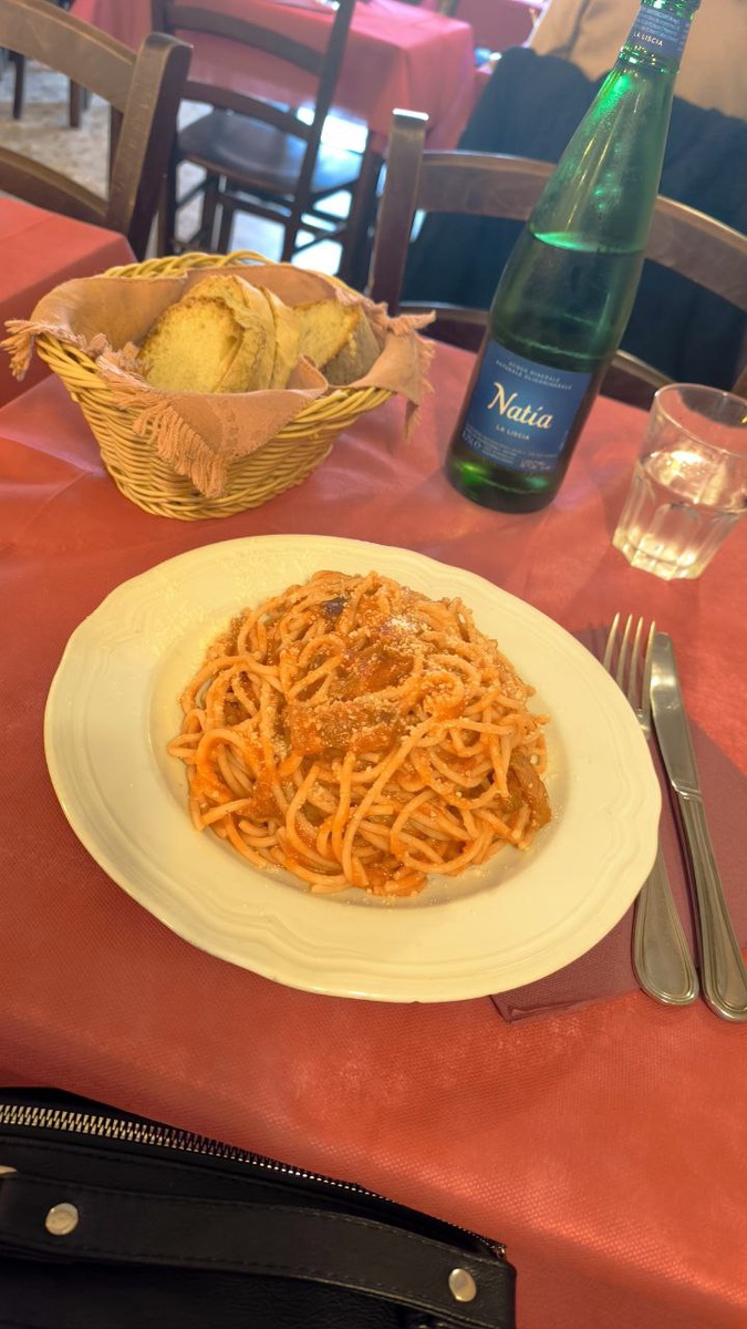 Мой обед в Риме