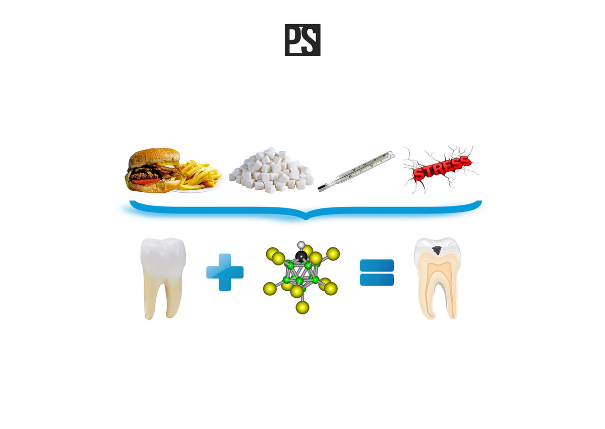Формула разрушения эмали