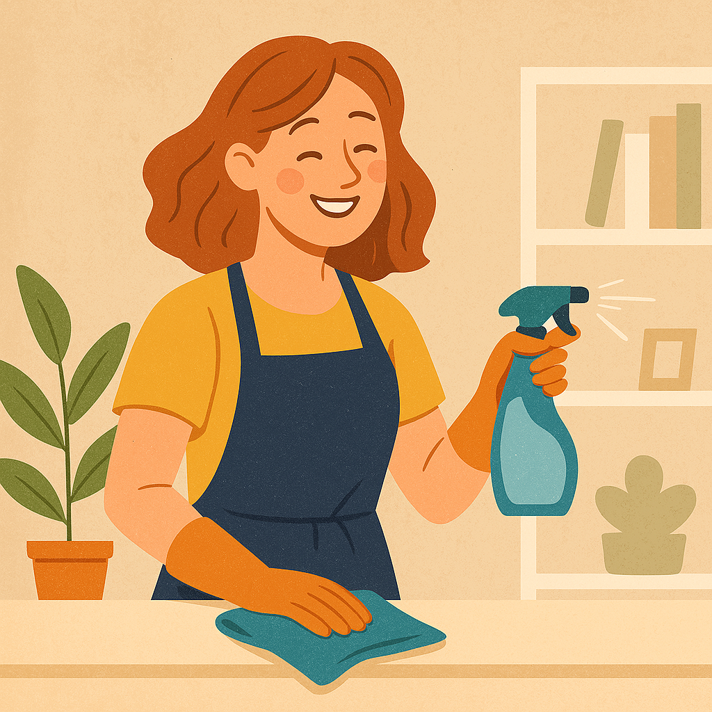 Главное, не воспринимать уборку, как каторгу. Не повторяйте моих ошибок)