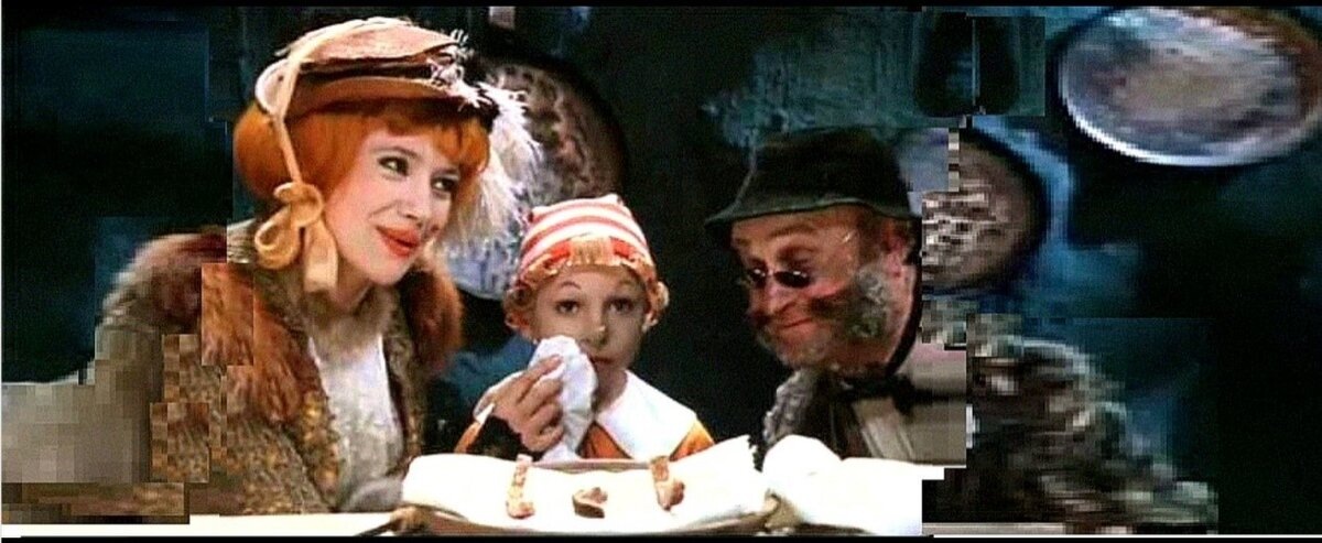 Фильм «Приключения Буратино». Кот Базилио и лиса Алиса были мастерами переговоров и обещаний.