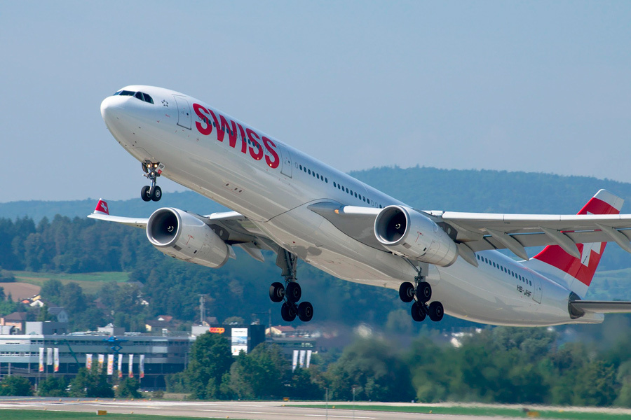    Самолет Airbus A330 авиакомпании Swiss. Фото: b1-foto / Pixabay.com