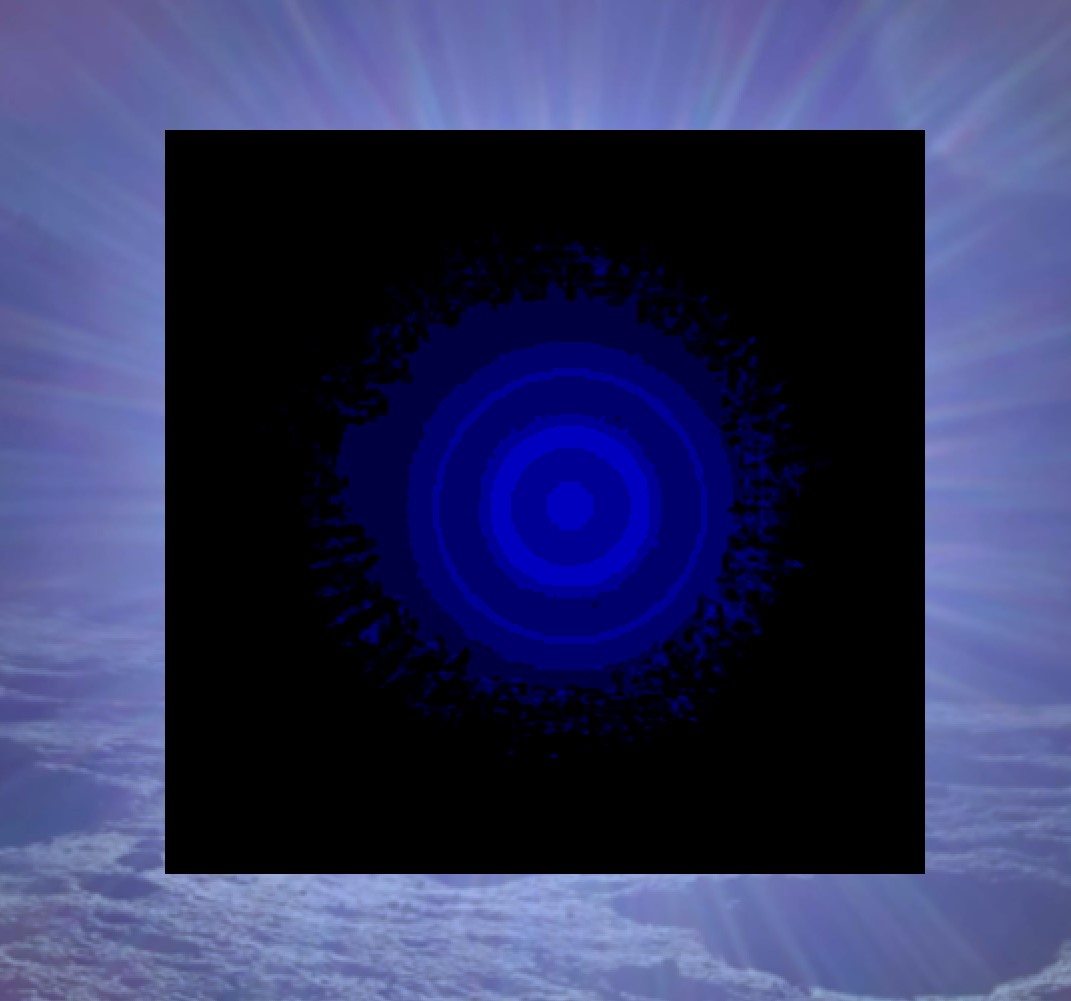 Компьютерное  "Солнышко" в виде радиального градиента от Firefly Aerospace во всей своей красе.