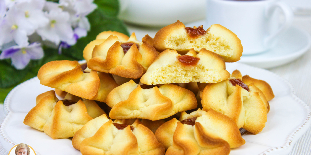 Нежнейшее Песочное печенье с джемом! За 15 минут