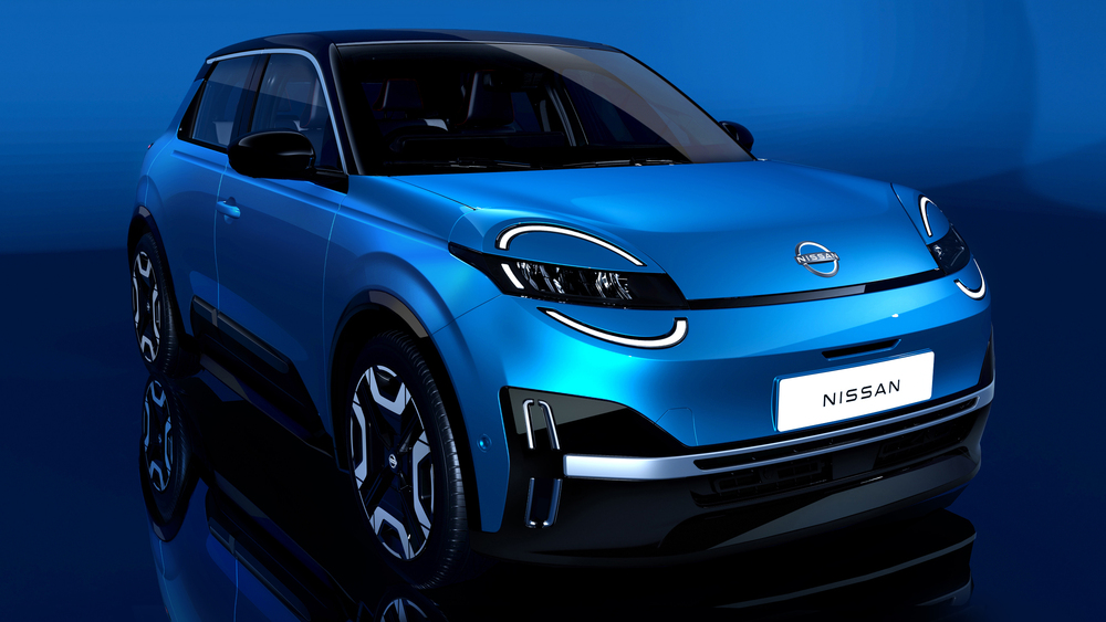 Новый электрический Nissan Micra.