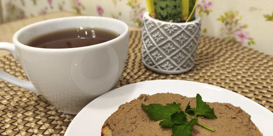 👩‍🍳 Домашний паштет из куриной печени с морковью и луком