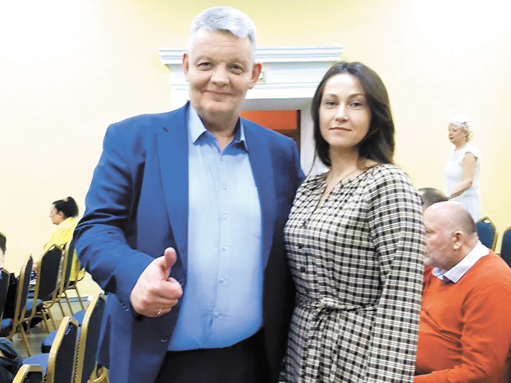     Алексей Фурцев с женой Еленой. / Ульяна Калашникова