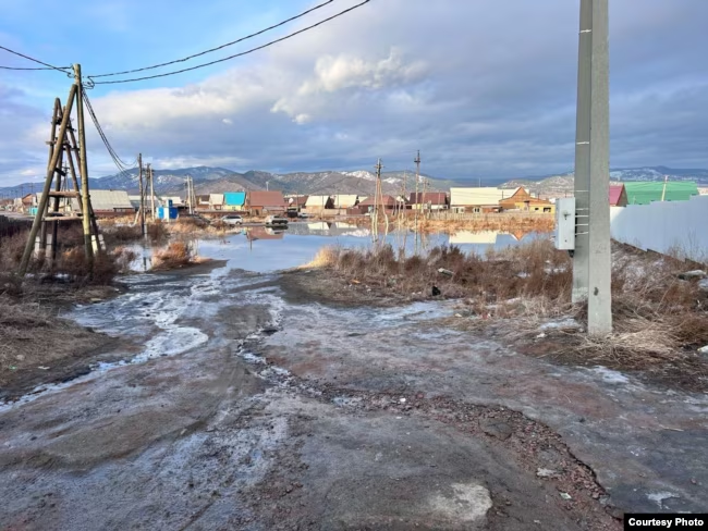 село Сотниково после наводнения, Бурятия