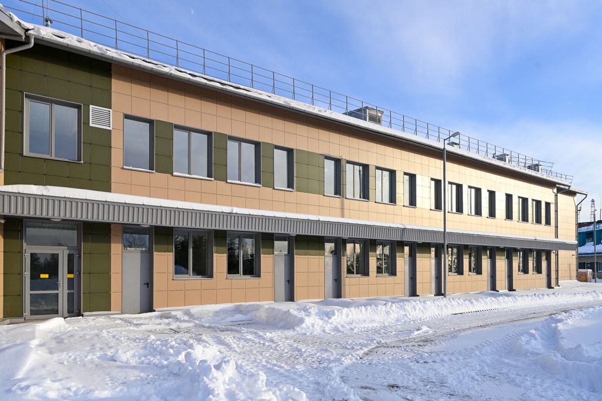    Новый административно-бытовой корпус спорткомплекса «Курган». Фото: "Республика"/ Сергей Юдин