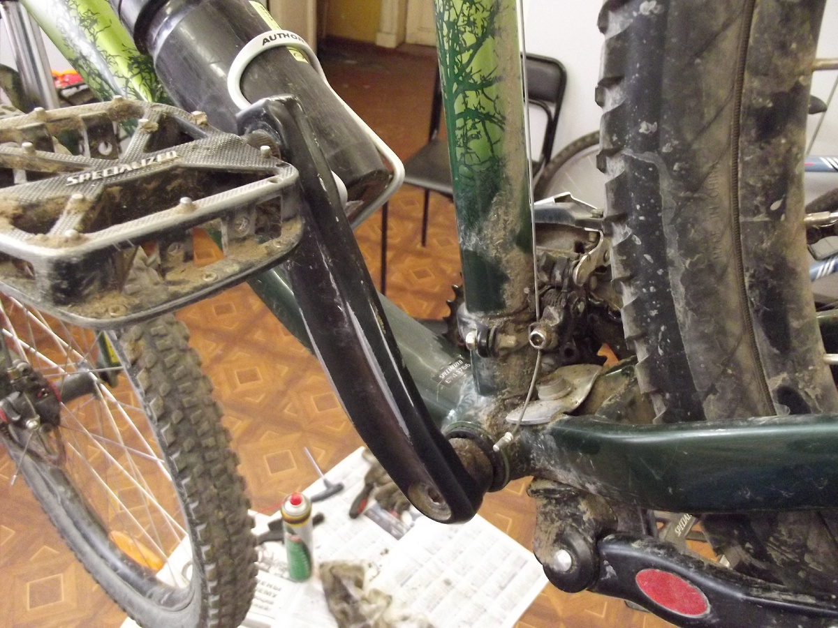 Педаль и переключатель передний