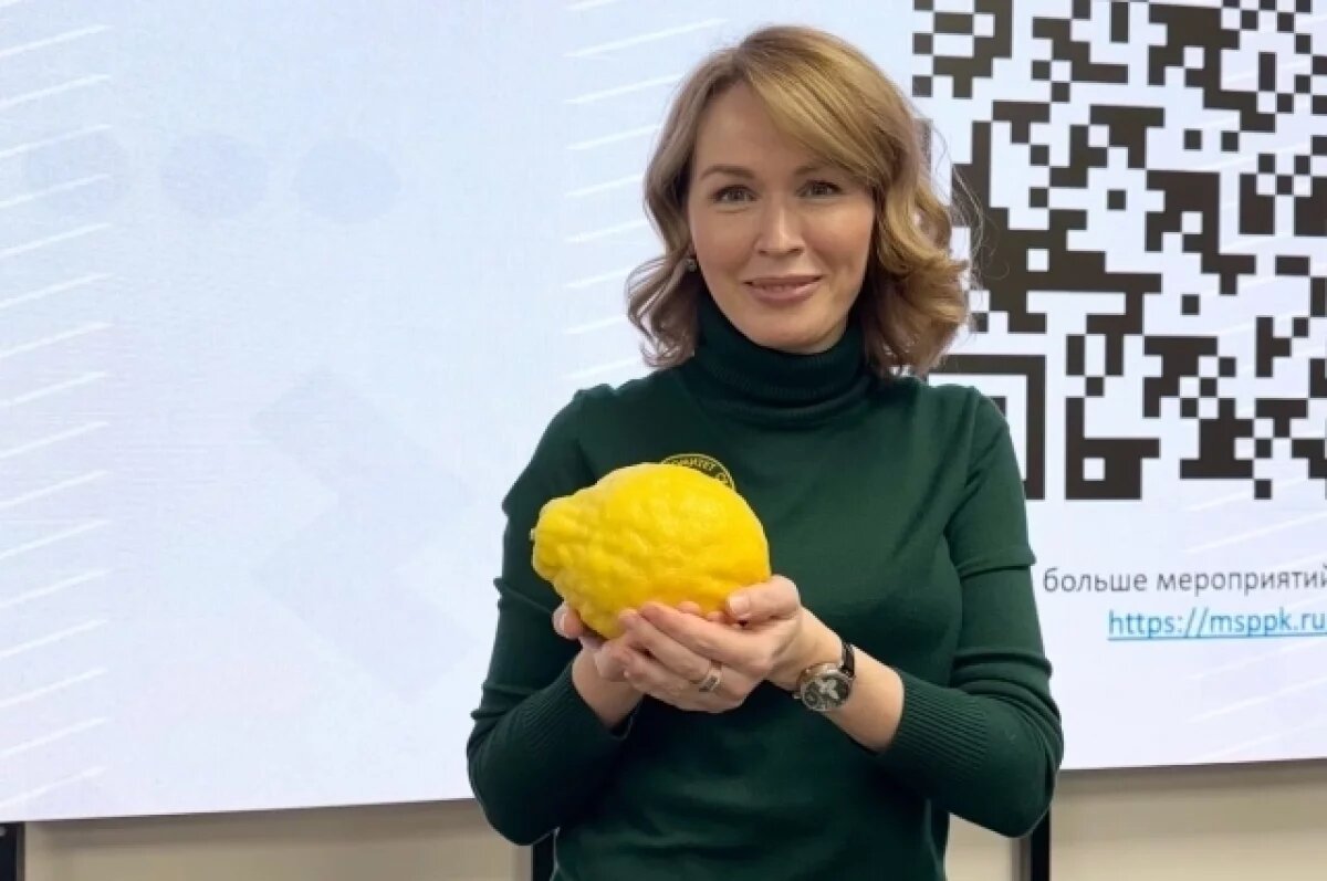    Гигантский лимон вырастили в Губахе