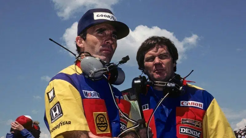 Патрик Хед (справа) и Фрэнк Уильямс (слева) на протяжении 70-х, 80-х и 90-х годов вместе завоёвывали титулы