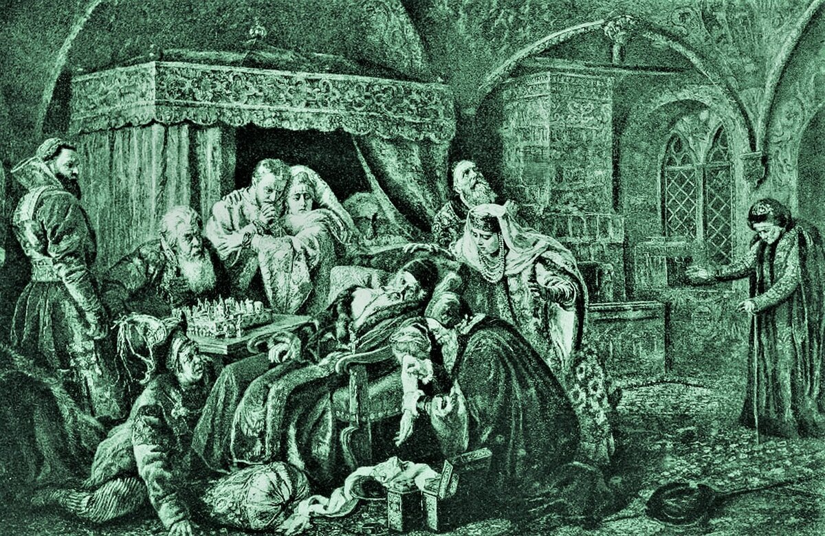 Константин Маковский "Смерть Ивана Грозного"