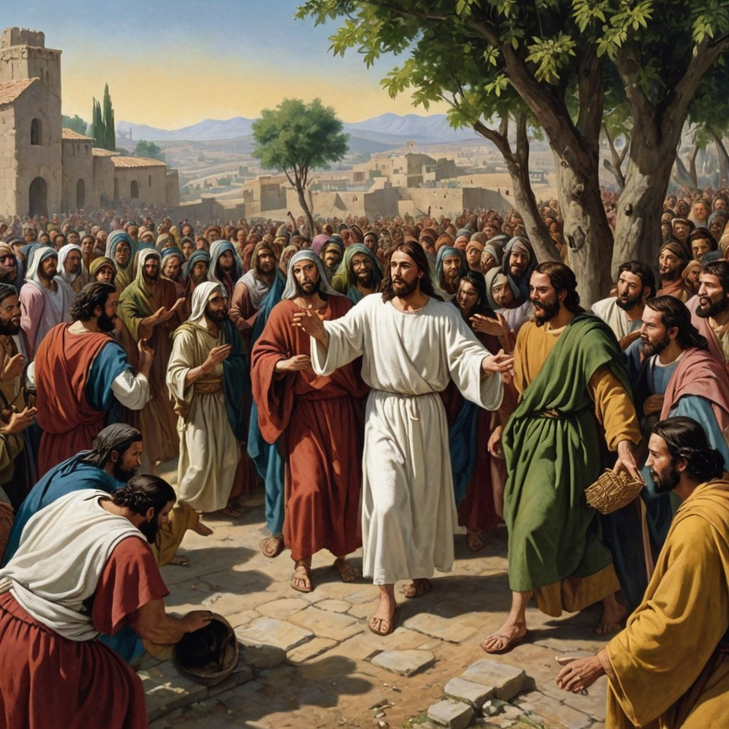 События из последних дней земной жизни Иисуса Христа. 