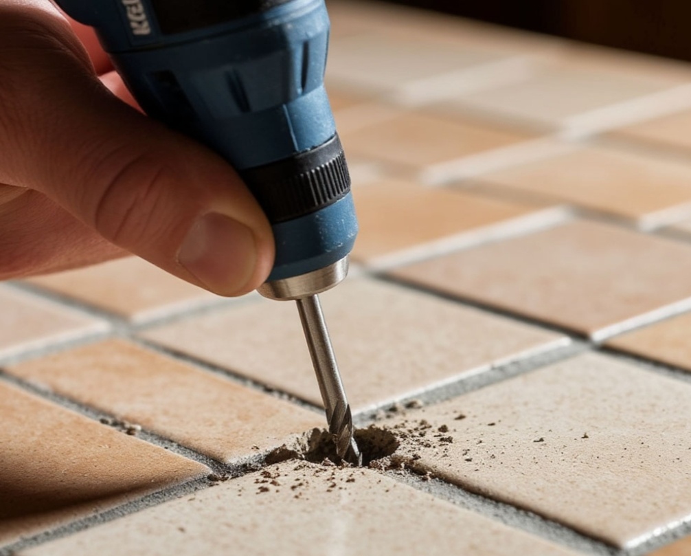 Как сверлить кафель?