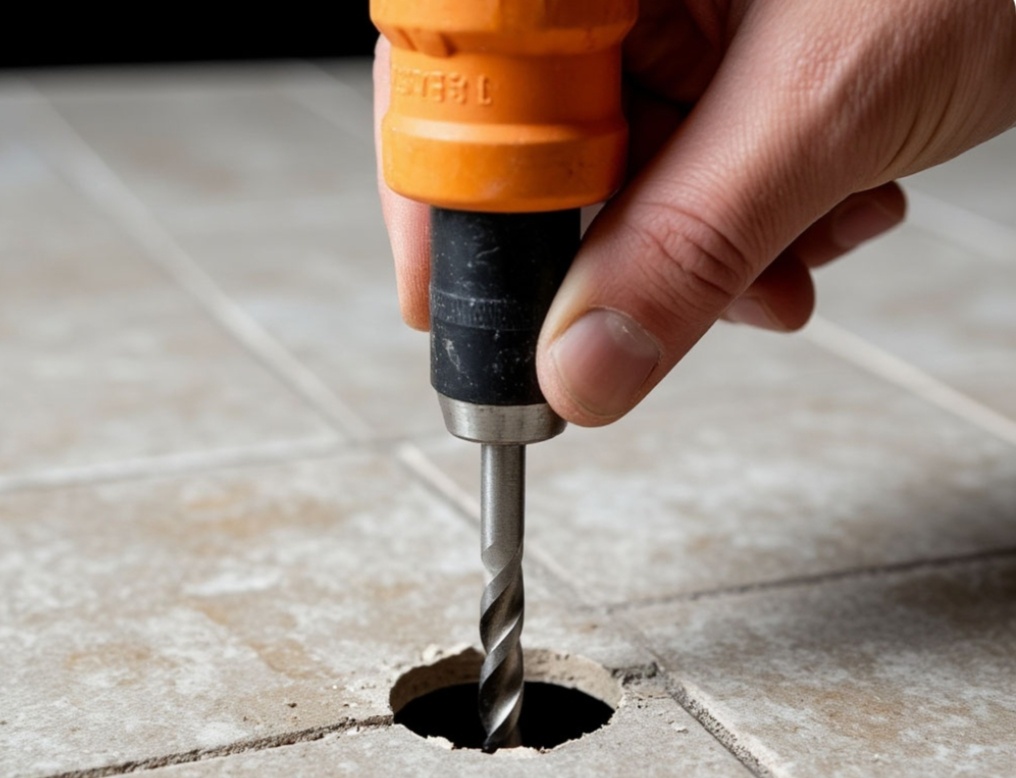 Сверлим кафель 