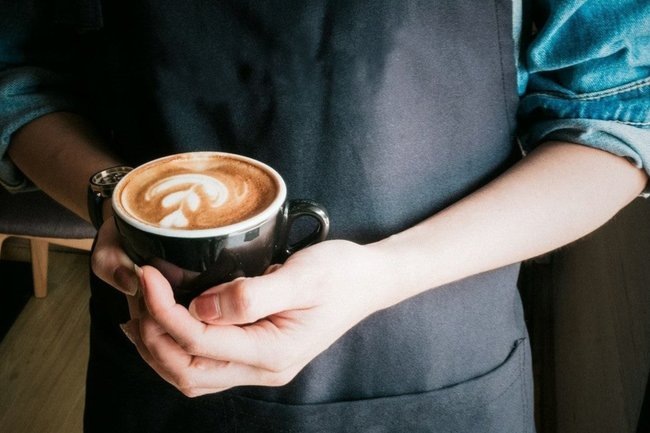    чашка кофе напиток капучино латте кофейня бариста