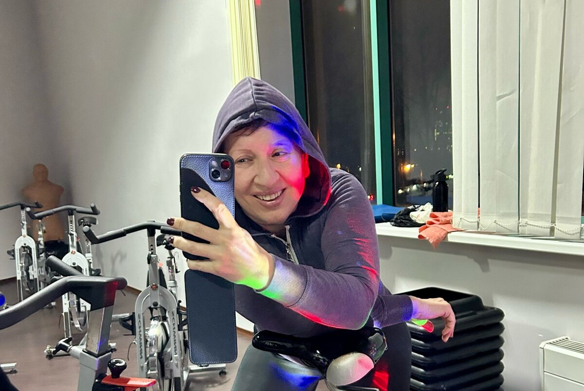 Автор после тренировки 