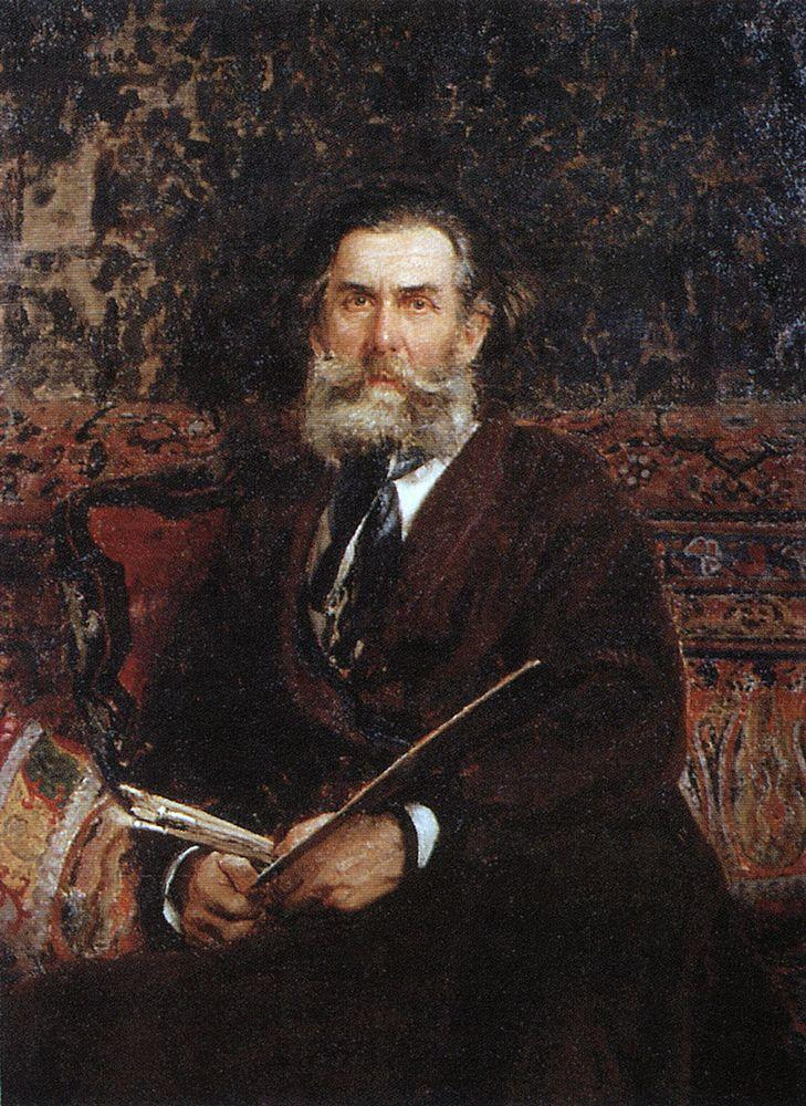 И. Е. Репин. Портрет А. П. Боголюбова. 1876 