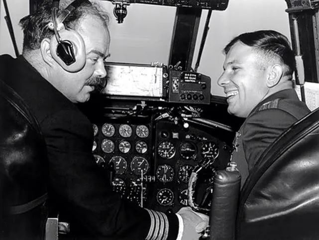 Стэнли Ки и Юрий Гагарин, 1961 год