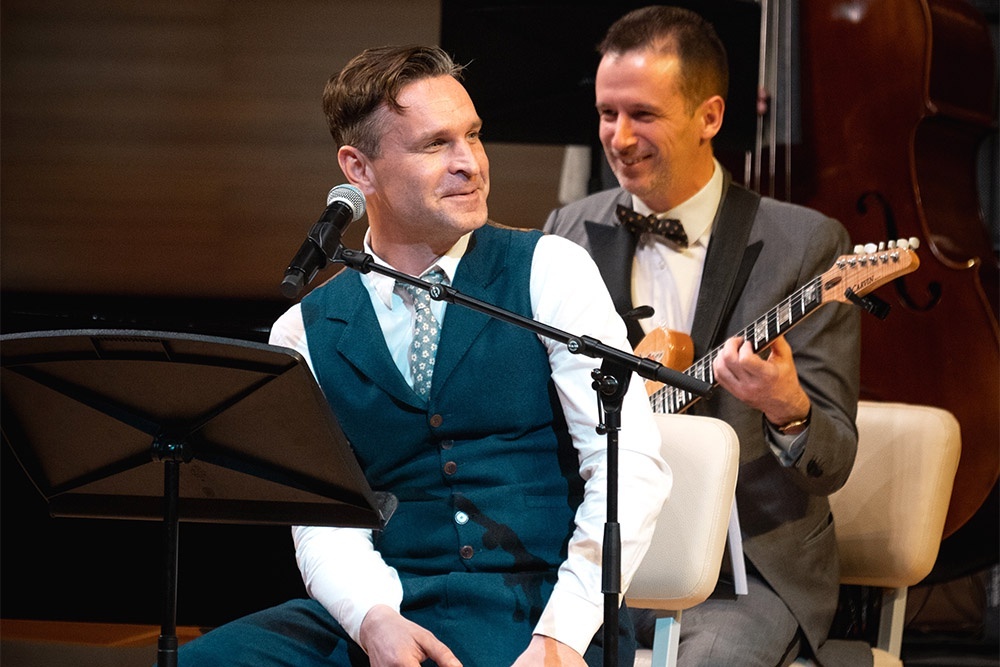    Актер Виктор Добронравов: Джазом я заинтересовался еще будучи школьником, в девятом классе. / Пресс-служба фестиваля "Триумф джаза"