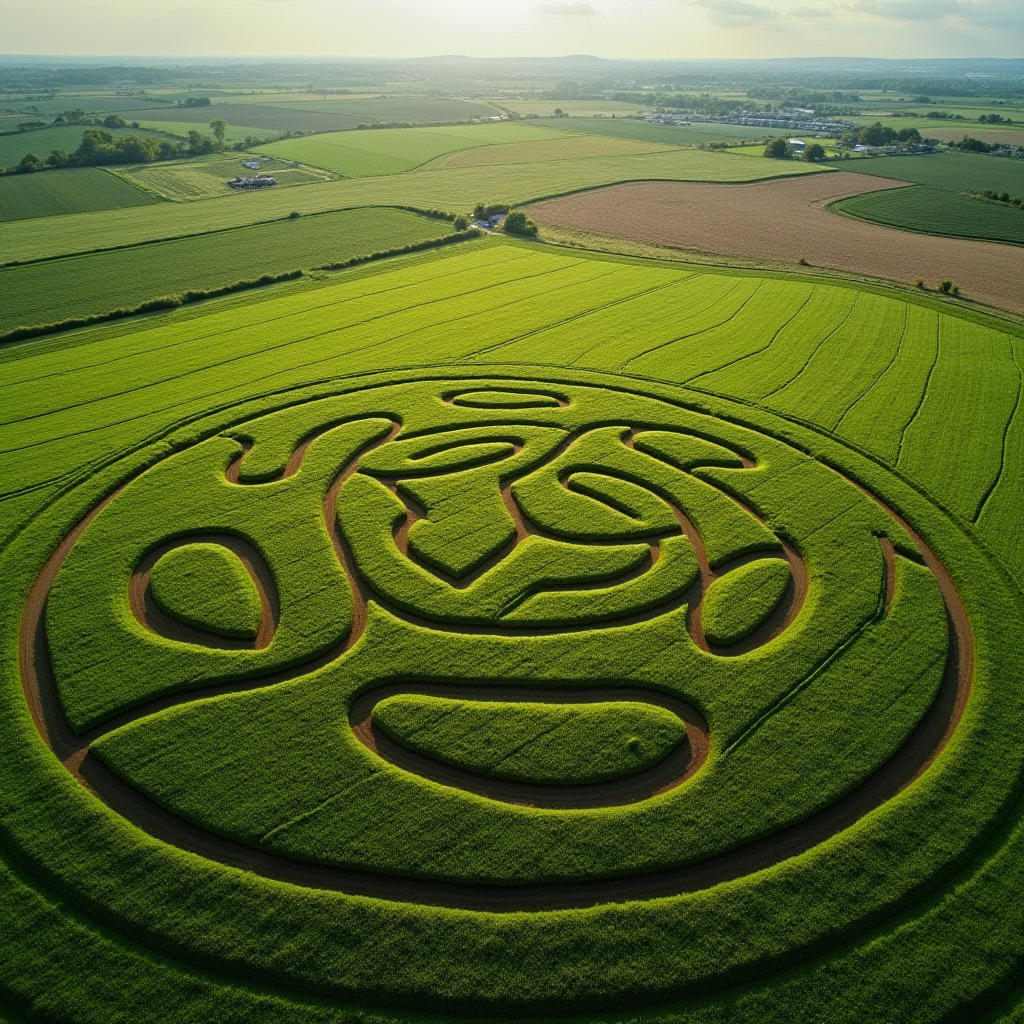 круги на полях, пришельцы, мистификации, природные аномалии, загадочные узоры