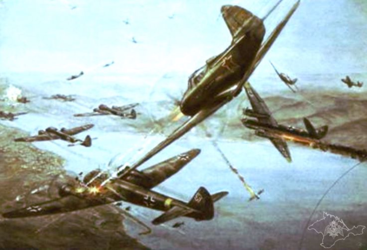 "Красные соколы" в воздушном бою