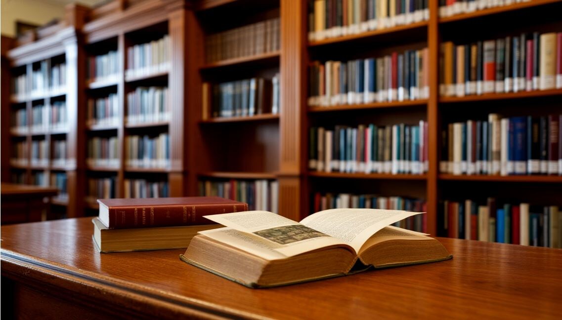 Книги живут в библиотеке Коллаж автора