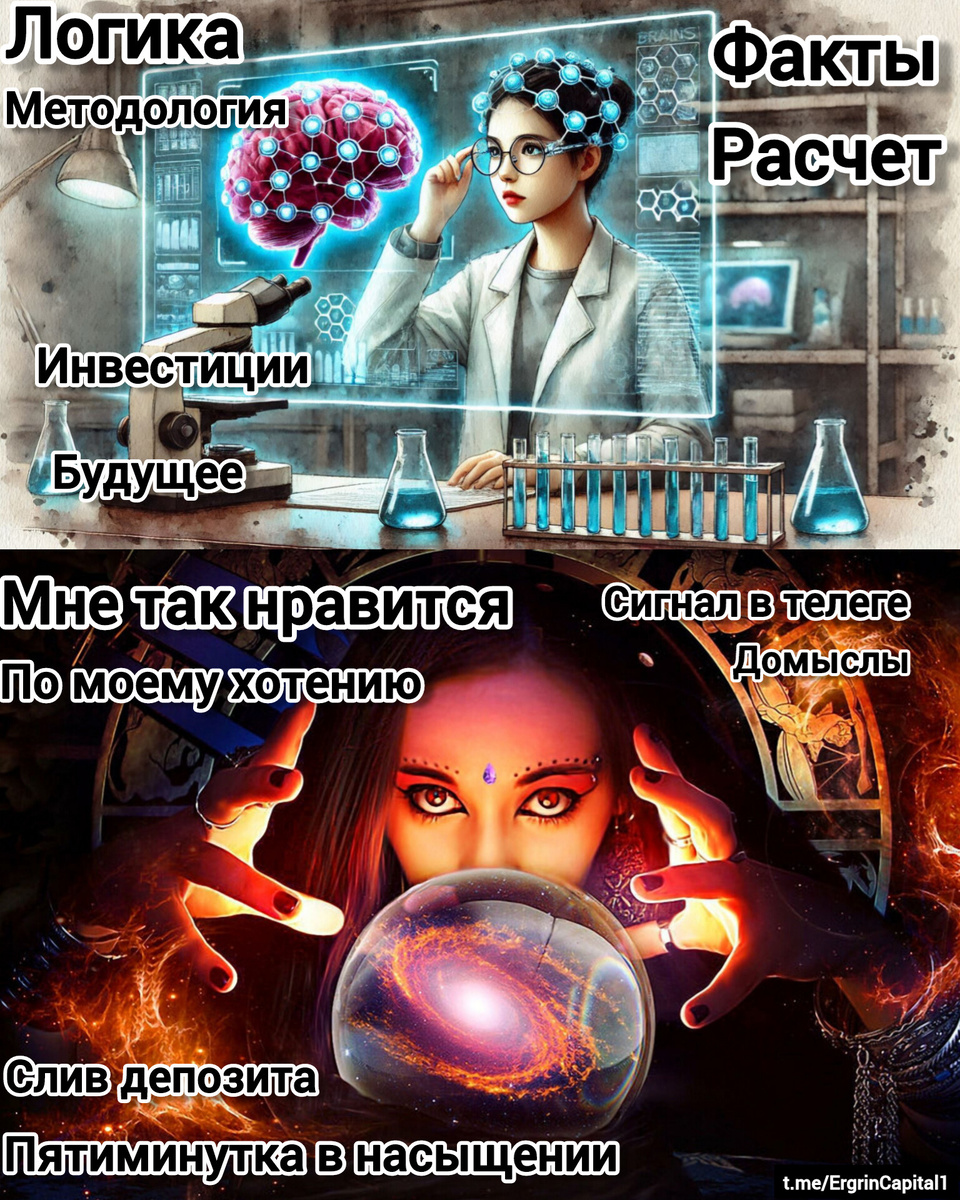 Инвестиции же это деятельность, связанная с прогнозированием будущего, причем именно прогнозированием, а не предсказанием. Первое строится на моделях, анализе, причинно-следственных связях и т.д., второе выше всех этих «мелочей» и скучных деталей, методология не важна, если есть «прозрение» и внутренняя уверенность.