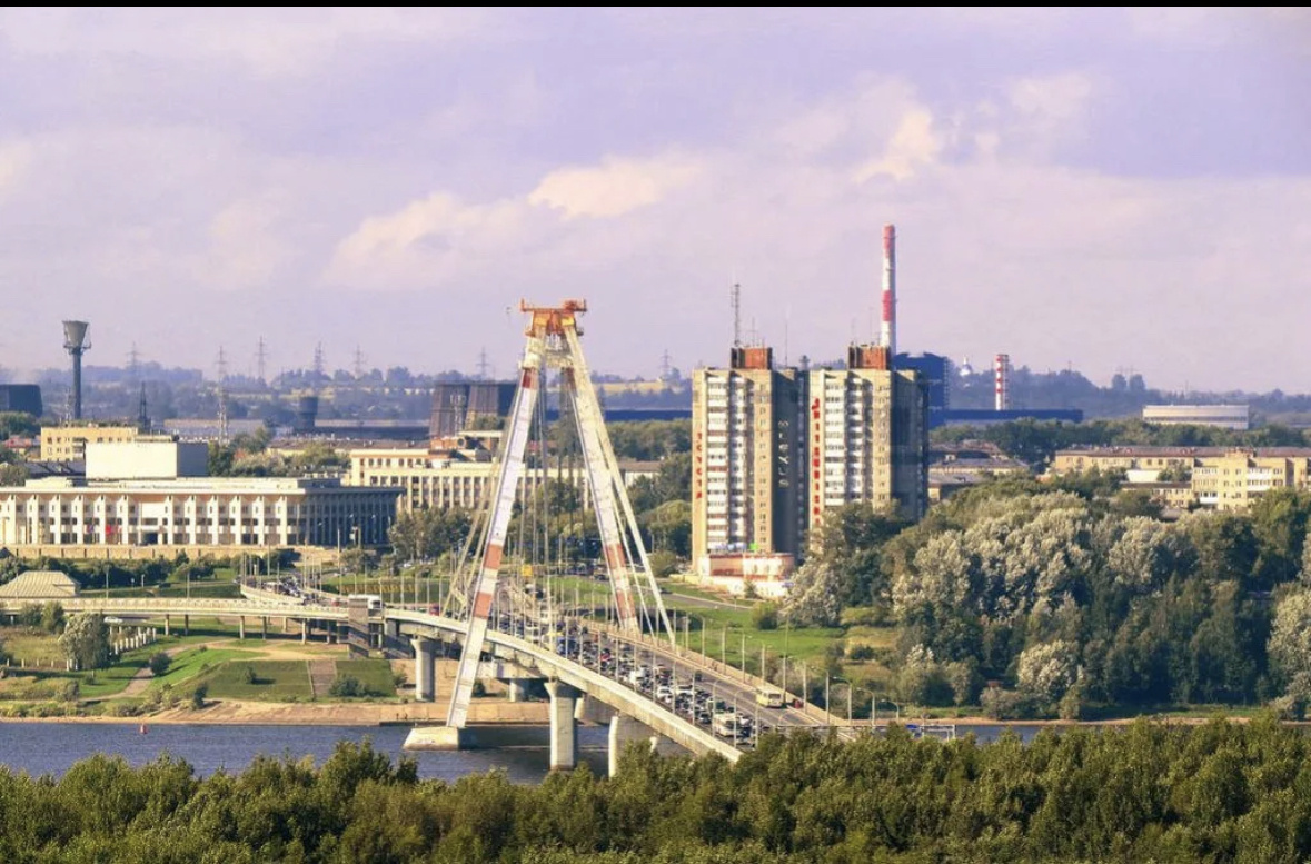 Череповец . Мост через Шексну 