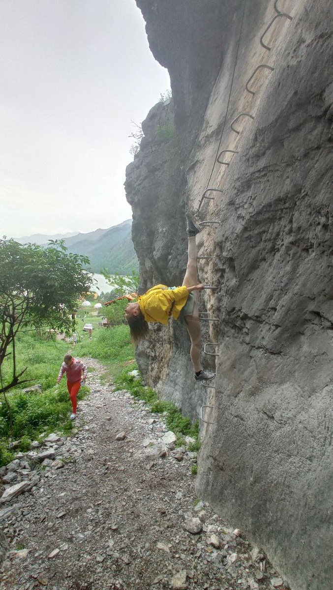 Туристы на Алтае 