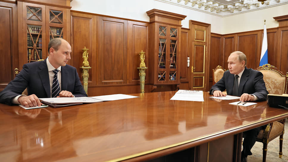 Денис Паслер и Владимир Путин.📷Фото: пресс-служба президента РФ