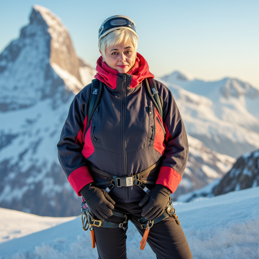 Это я- альпинист...