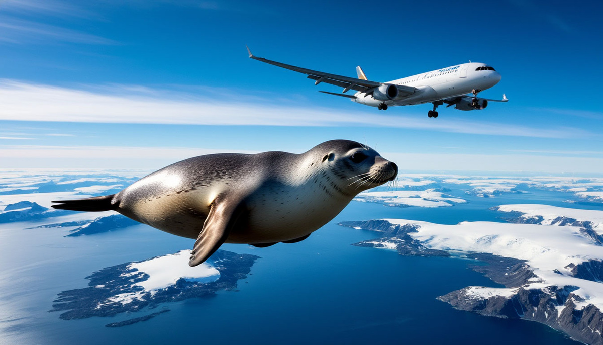 Может быть там можно летать только тюленям?