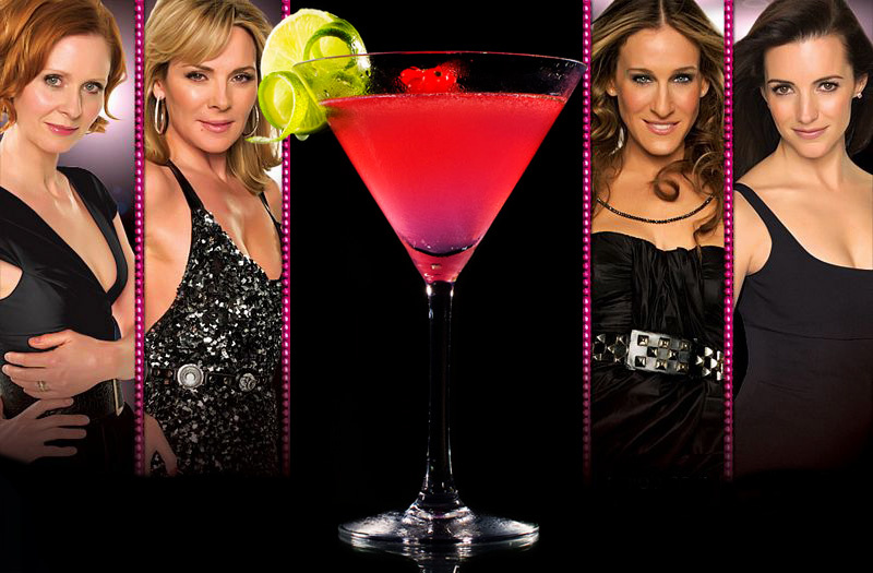 Знаменитый коктейль Космополитен.