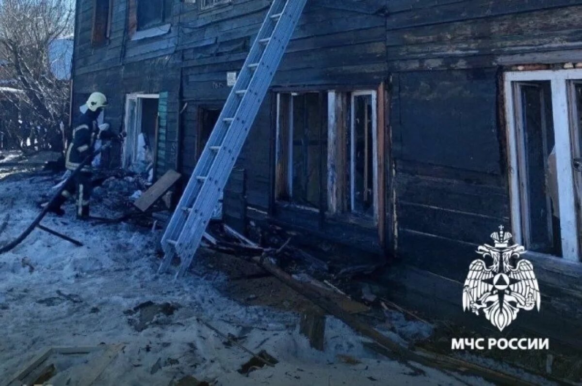    В селе Курлек Томского района сгорели жилые и надворные постройки