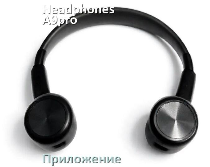 
Приложение для наушников Headphones A9pro для подключения, настройки, управления