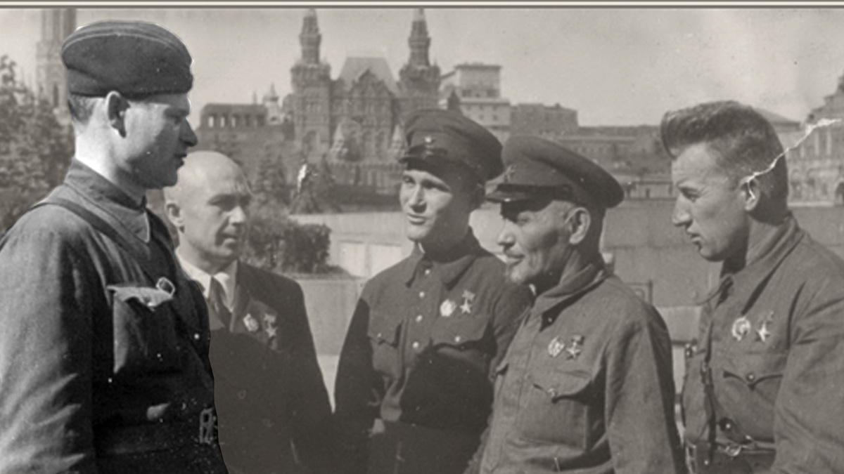 партизанские командиры в Москве 1942г.