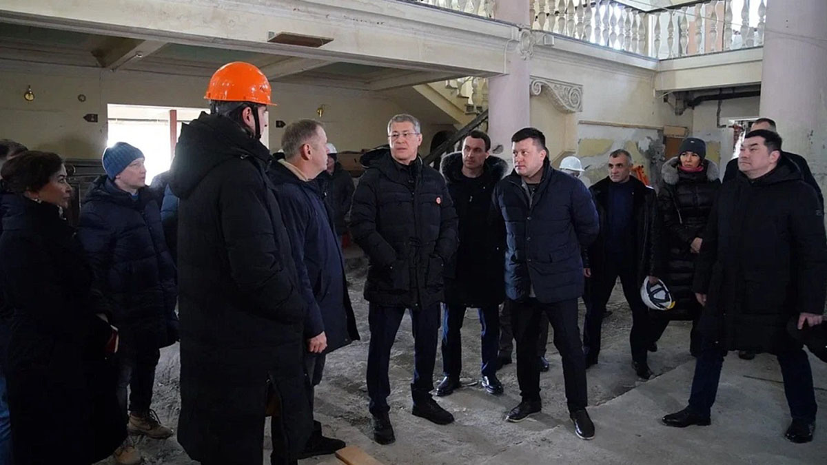    г. Уфа. Реконструкция кинотеатра «Победа», март 2025 г.