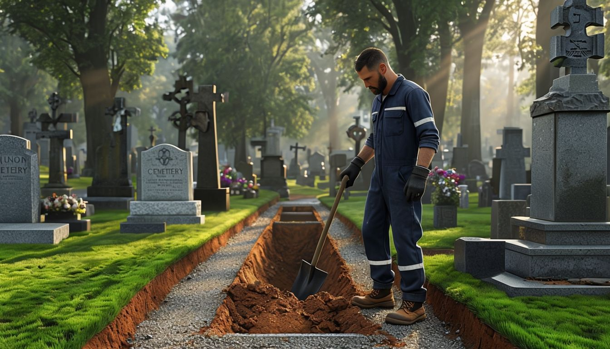 Профессия Могильщик
