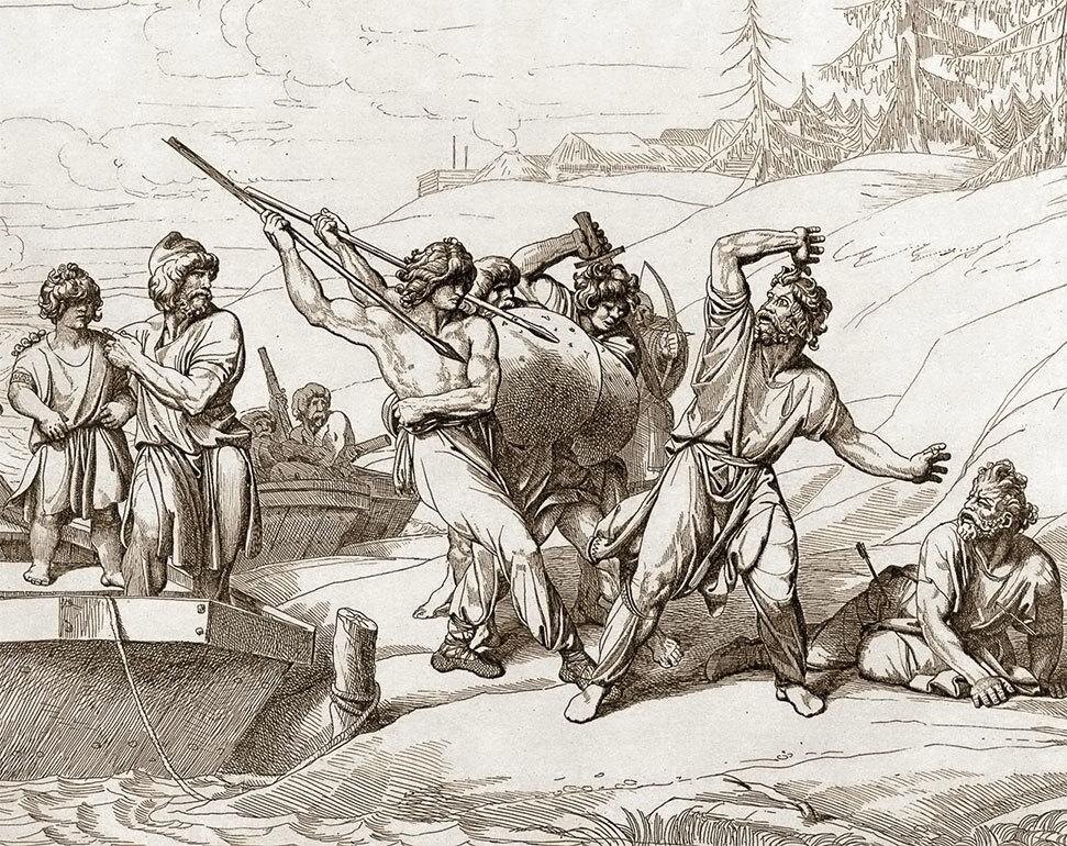 Убийство Аскольда и Дира. Ф. Бруни