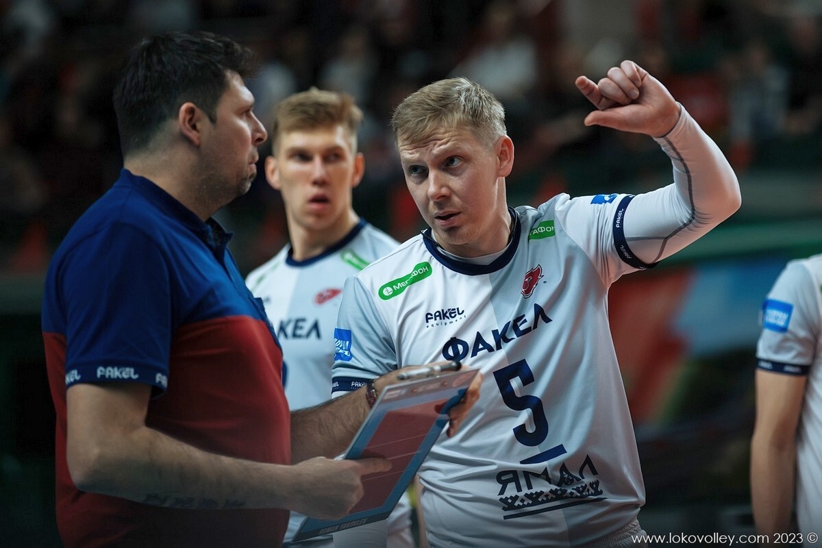    Роман Яковлев (слева) и Сергей Гранкин / фото: Александр Лукин, lokovolley.com