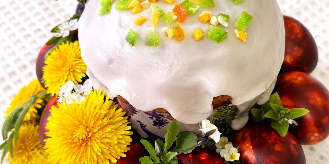 Кулич пасхальный (рецепт настоящего сдобного куличного теста по ГОСТ)