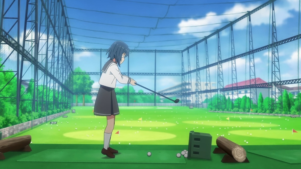 Гг пытается в гольф.