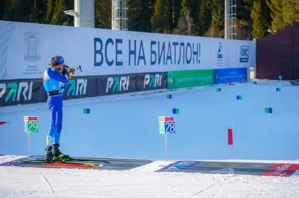    В Ханты-Мансийске прошли первые гонки Чемпионата России по биатлону