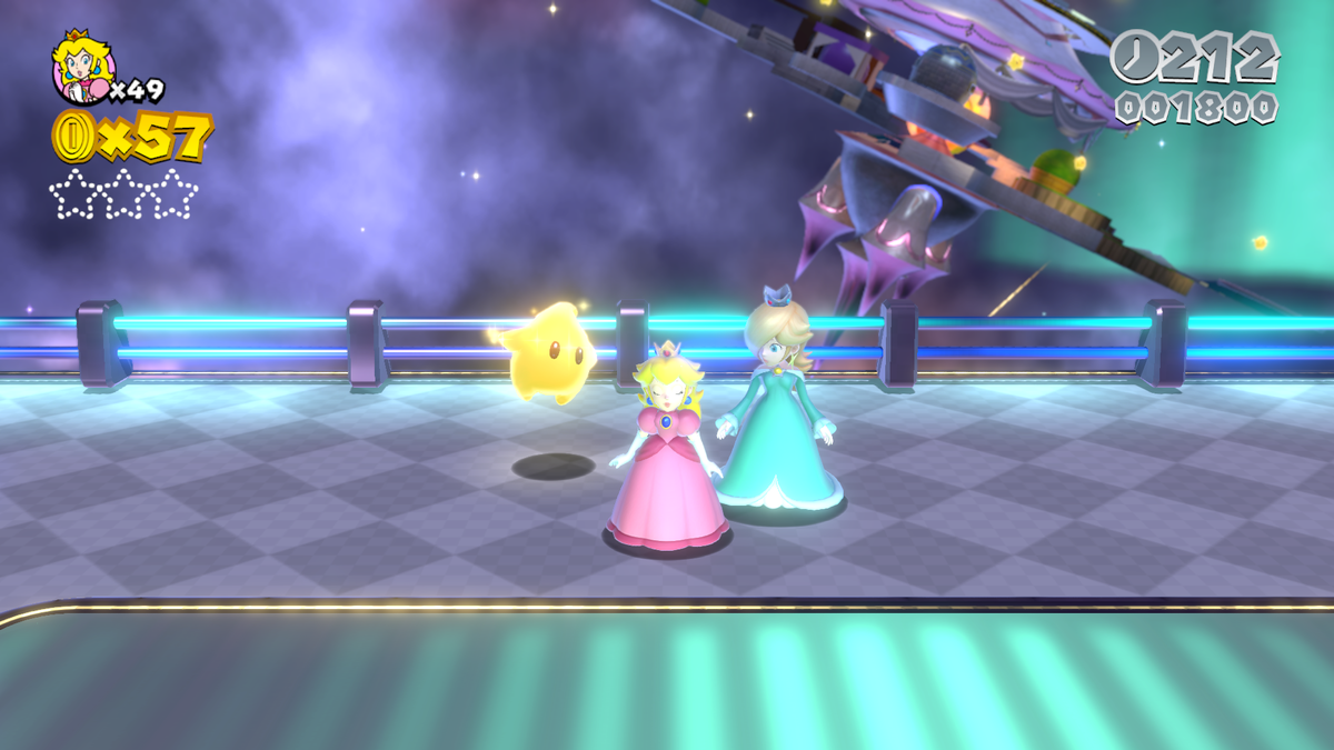 Игра Super Mario 3D World для Nintendo Wii U, запущенная в эмуляторе Cemu.